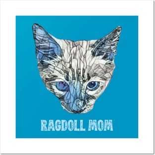 Ragdoll Mom - Ragdoll Cat Mom Design Posters and Art